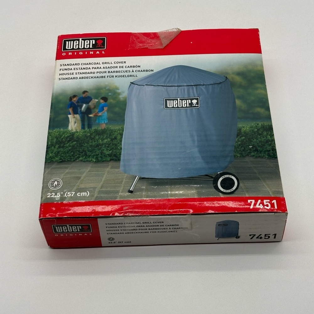 Weber 7451 Standard‎ Kettle Cover Fits 22.5" Inch Charcoal Kettle Grills